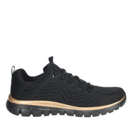 SKECHERS Donna Sneakers bassa 12615 Nero/Cipria