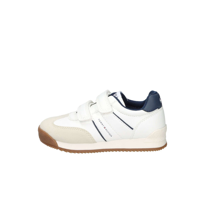 Tommy Hilfiger Bambini e ragazzi Sneakers bassa T1X9-34105-1269 Bianco/Blu