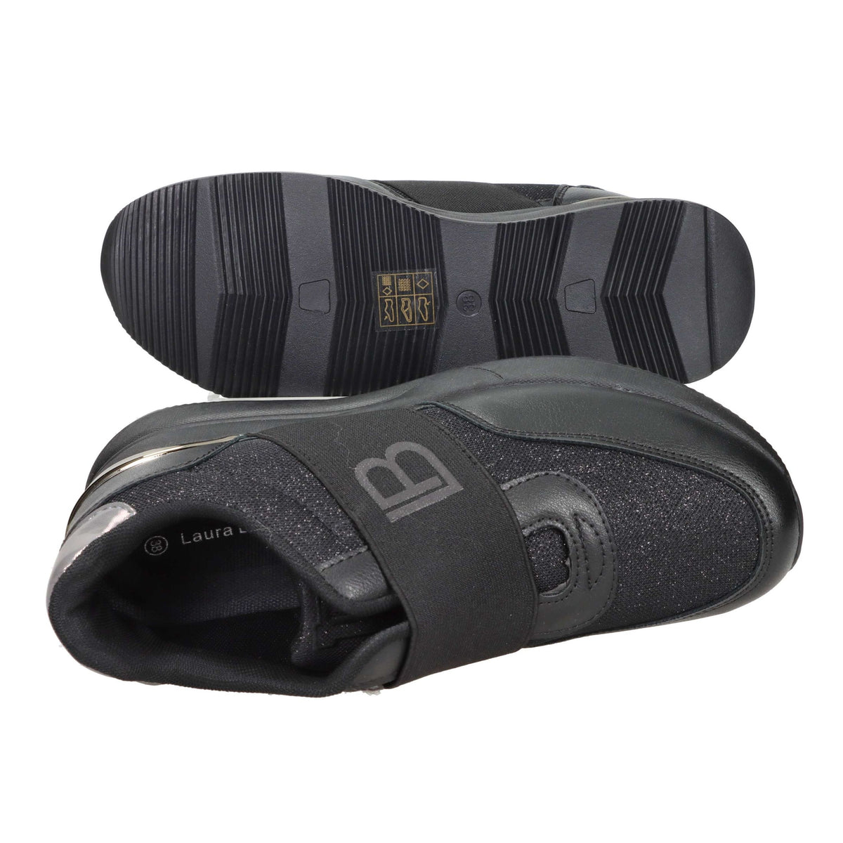LAURA BIAGIOTTI Donna Sneakers bassa 9253 Nero
