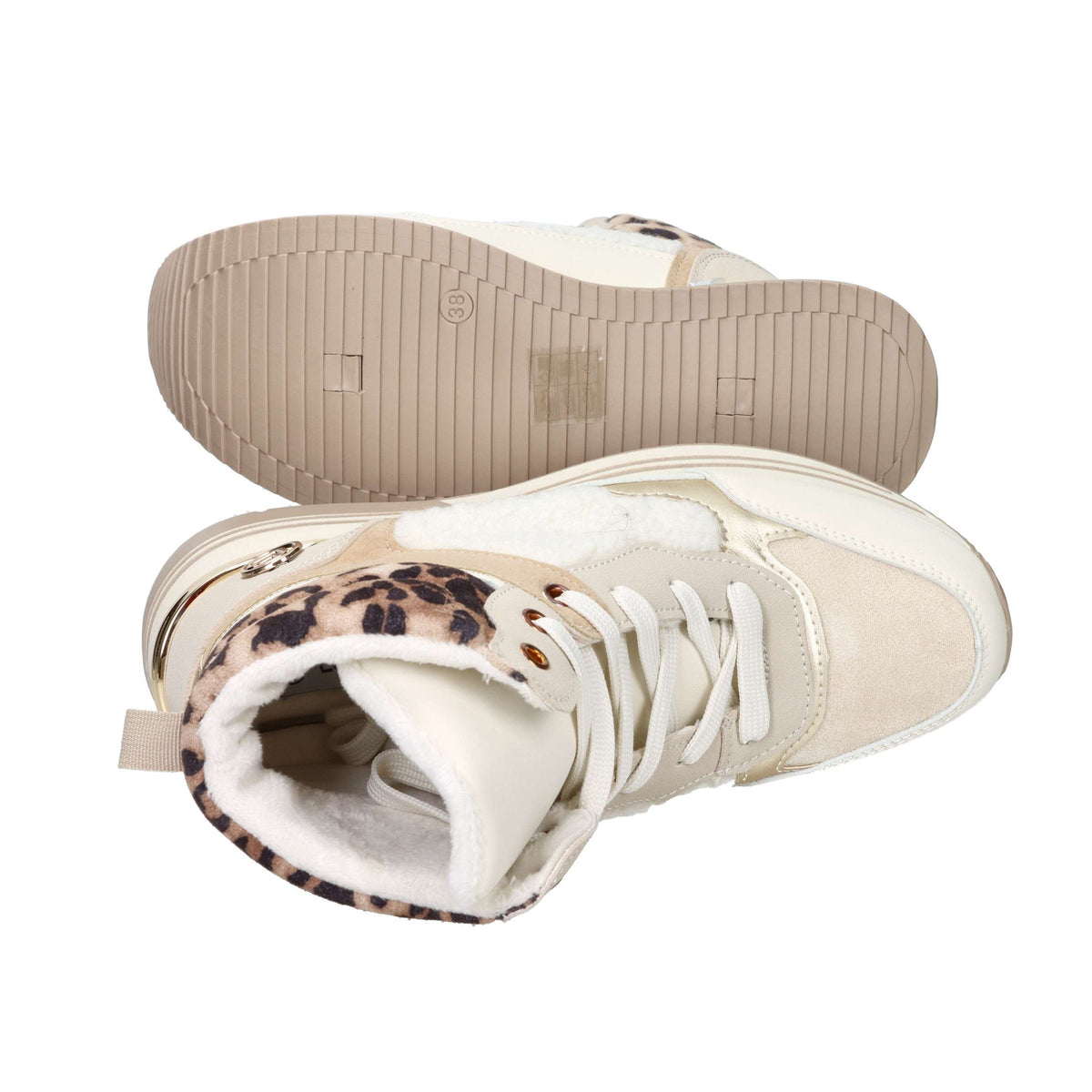 LAURA BIAGIOTTI Donna Sneakers alta 9256 Beige