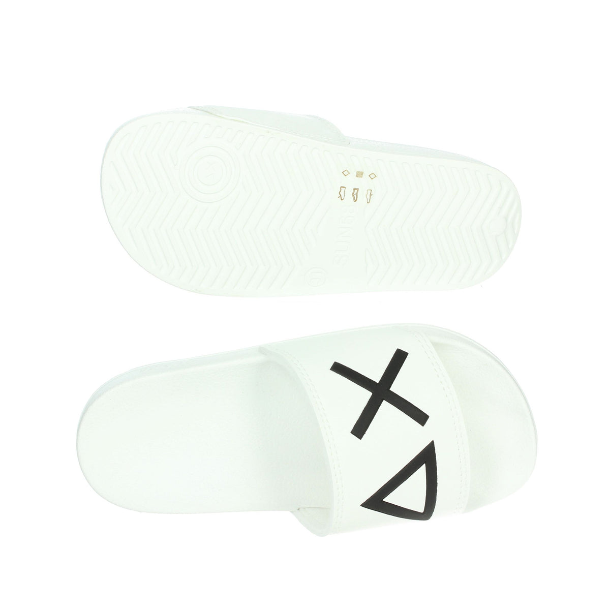 SUN68 Bambini e ragazzi Ciabatte basse X35302 Bianco