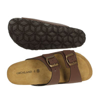 GRUNLAND Donna Ciabatte basse CB1557-40 Marrone