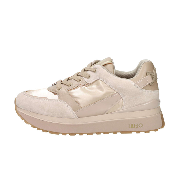LIU-JO Donna Sneakers bassa MAXI WONDER 91 Tortora