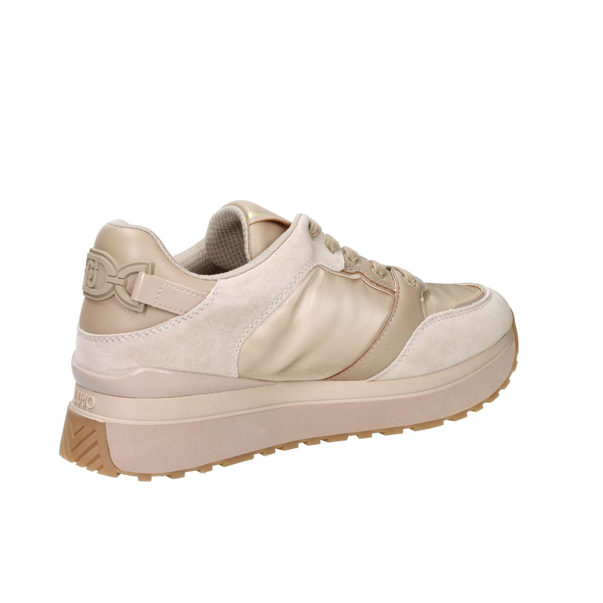 LIU-JO Donna Sneakers bassa MAXI WONDER 91 Tortora