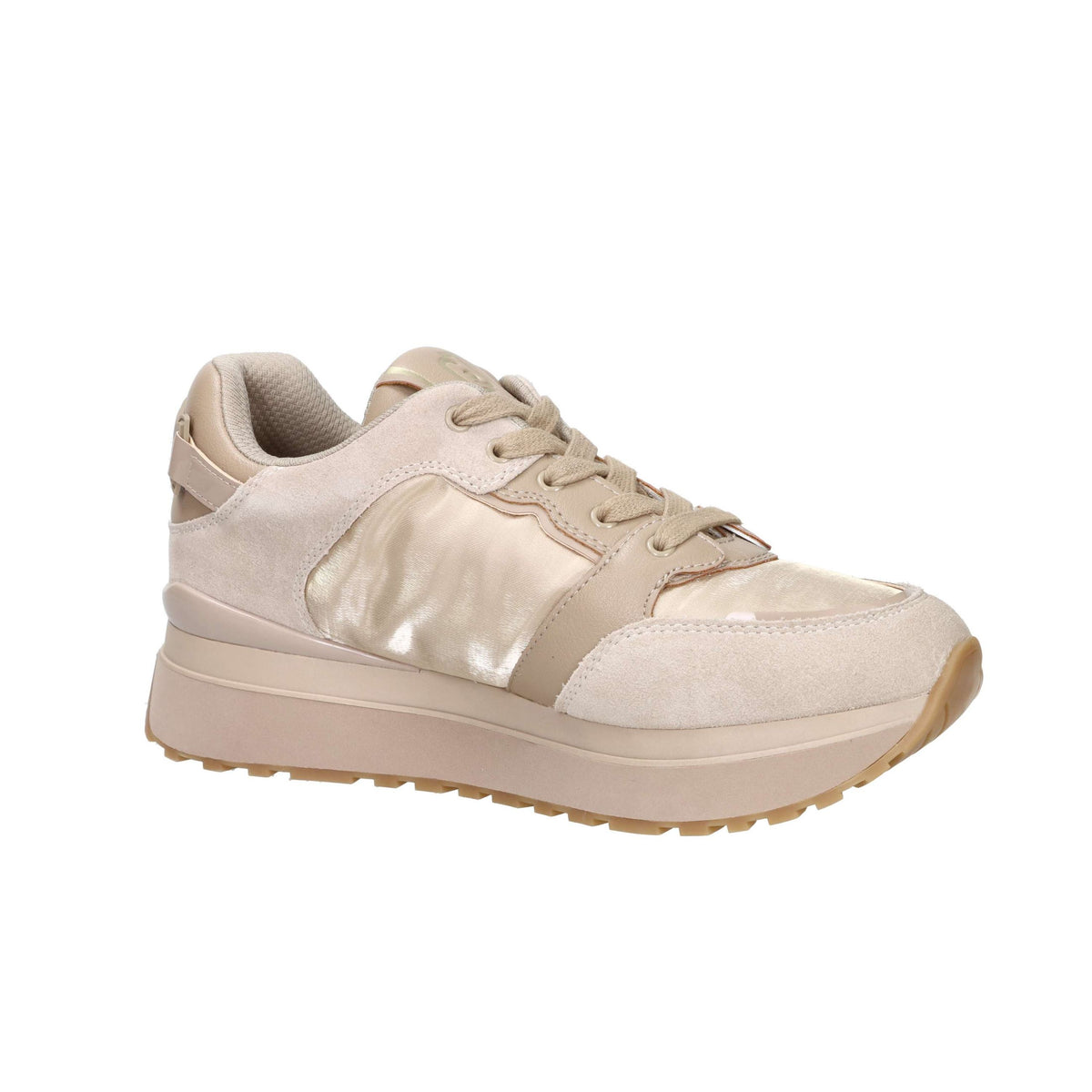 LIU-JO Donna Sneakers bassa MAXI WONDER 91 Tortora