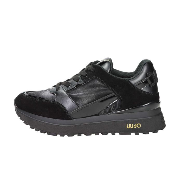 LIU-JO Donna Sneakers bassa MAXI WONDER 91 Nero