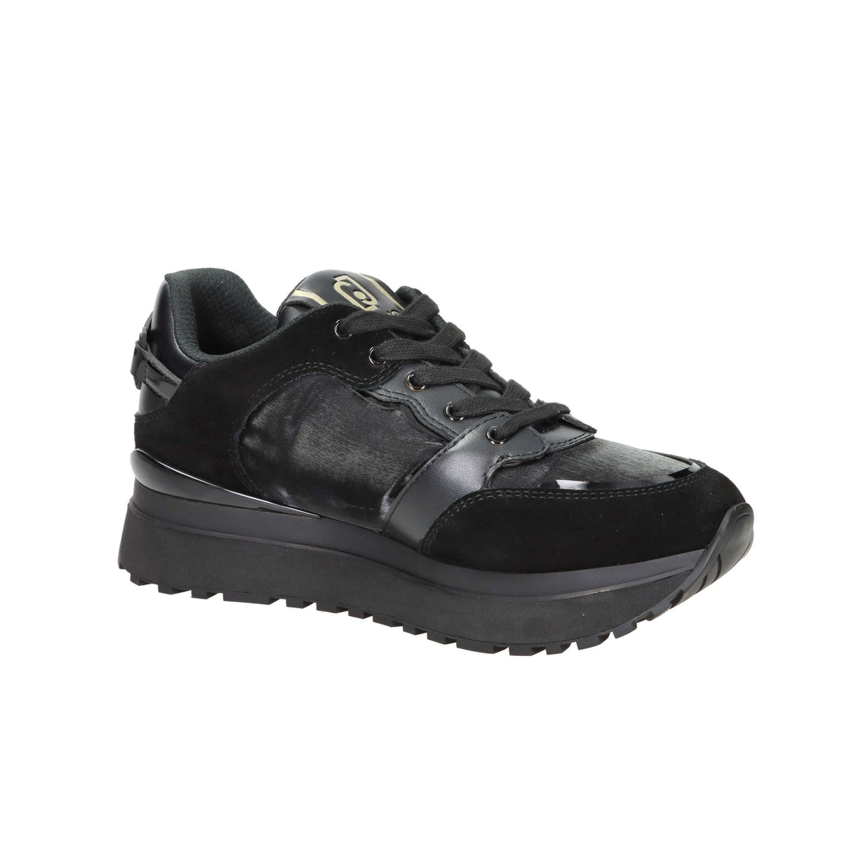 LIU-JO Donna Sneakers bassa MAXI WONDER 91 Nero