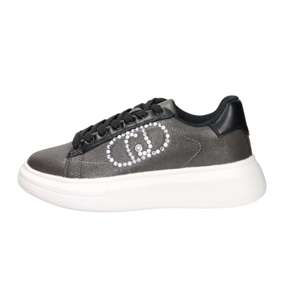 LIU-JO Donna Sneakers bassa BABOL 01 Antracite
