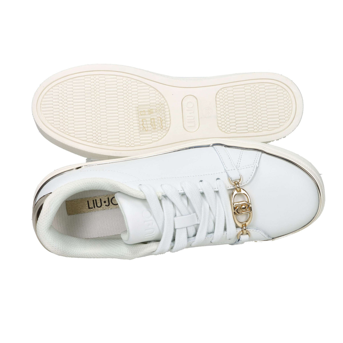 LIU-JO Donna Sneakers bassa KIKI 01 Bianco