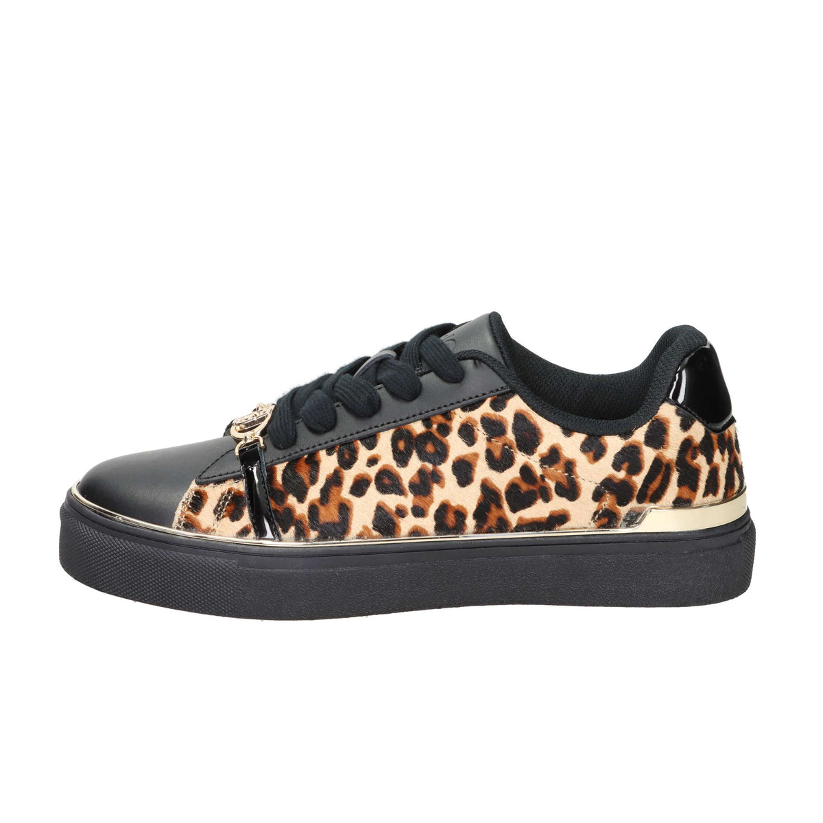 LIU-JO Donna Sneakers bassa KIKI 01 Nero/Beige