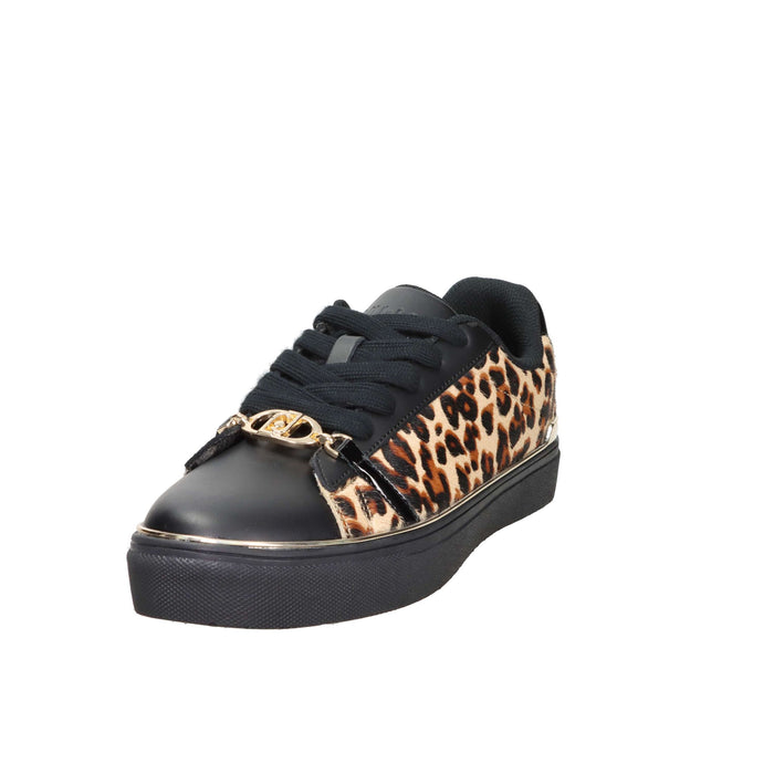 LIU-JO Donna Sneakers bassa KIKI 01 Nero/Beige