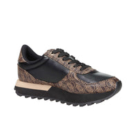 LIU-JO Donna Sneakers bassa EVELYN 915 Nero/Marrone
