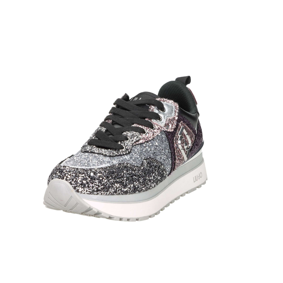 LIU-JO Donna Sneakers bassa MAXI WONDER 1 Argento