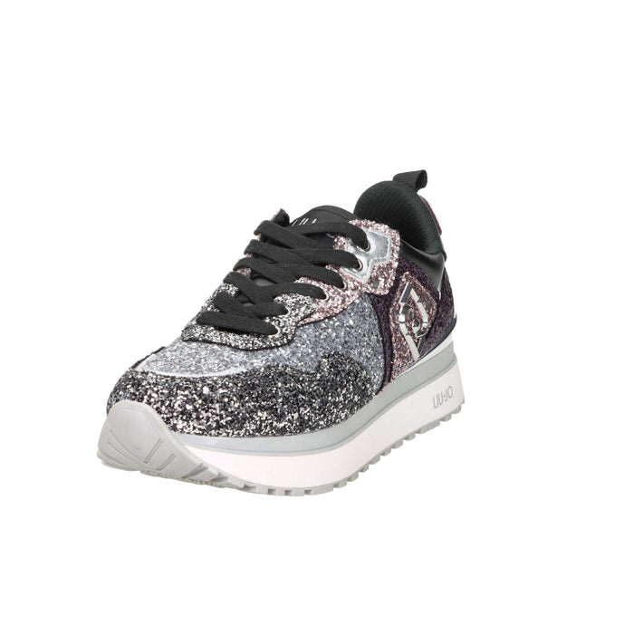 LIU-JO Donna Sneakers bassa MAXI WONDER 1 Argento