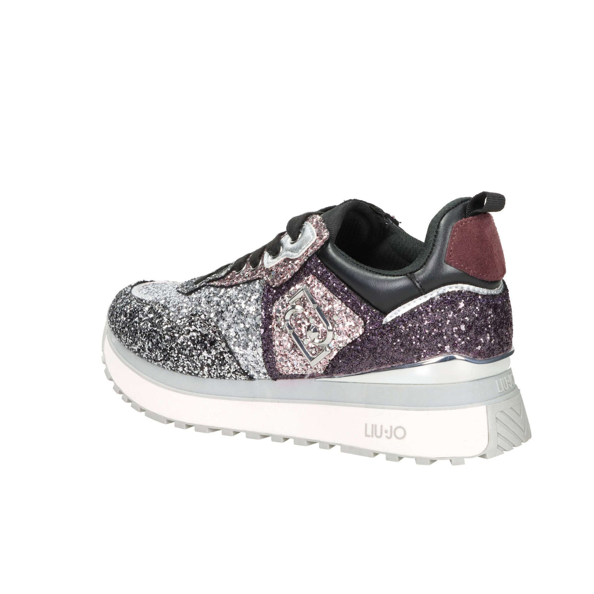 LIU-JO Donna Sneakers bassa MAXI WONDER 1 Argento
