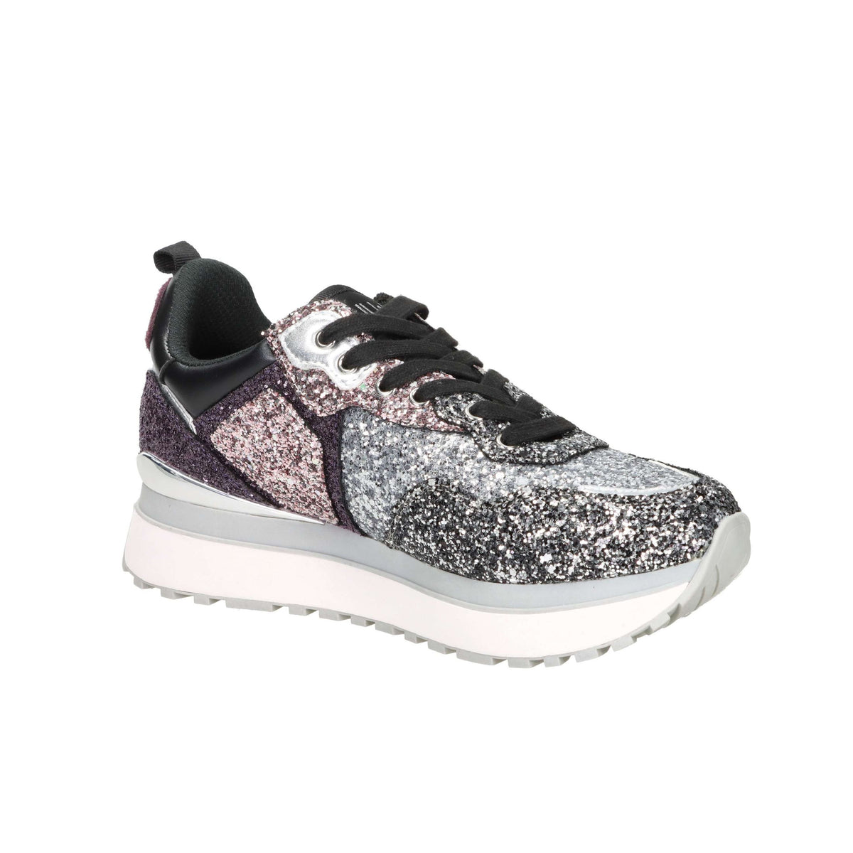 LIU-JO Donna Sneakers bassa MAXI WONDER 1 Argento