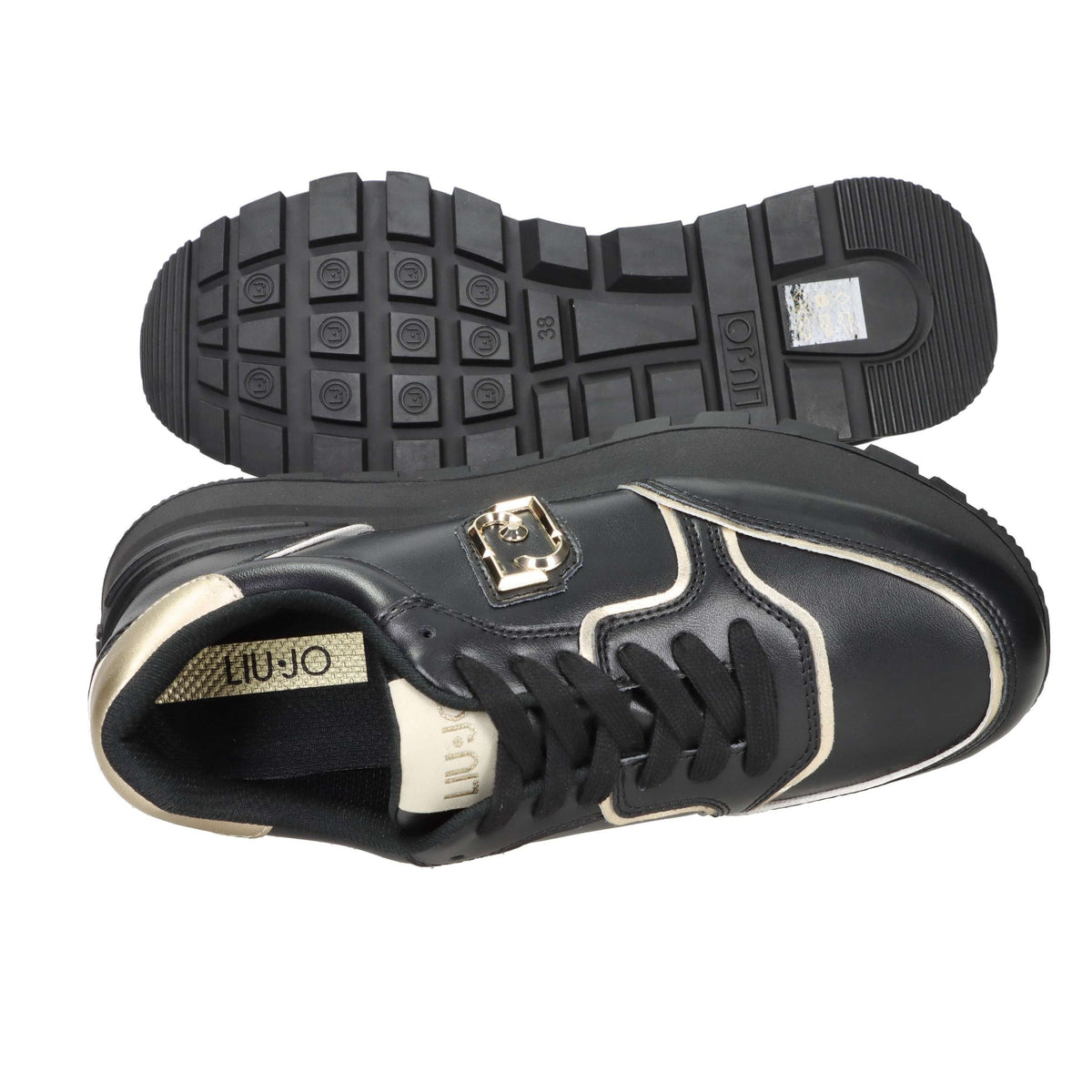 LIU-JO Donna Sneakers bassa AMAZING 25 Nero