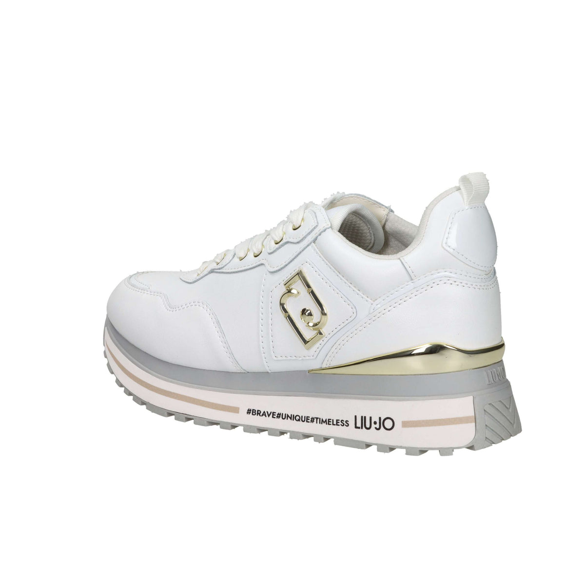 LIU-JO Donna Sneakers bassa MAXI WONDER 1 Bianco