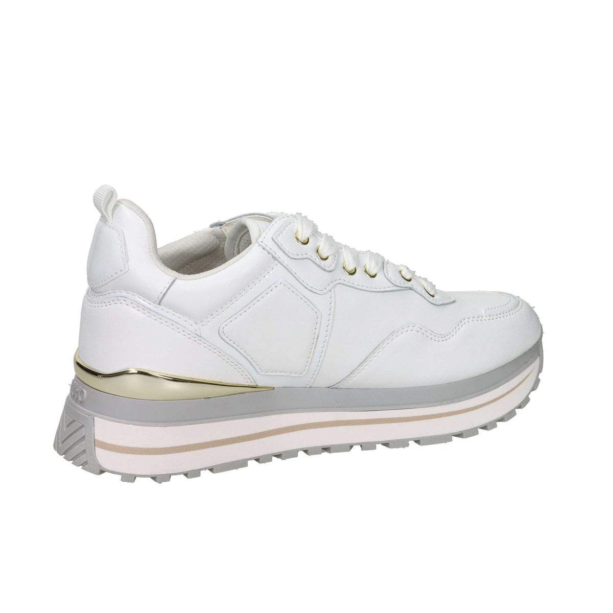 LIU-JO Donna Sneakers bassa MAXI WONDER 1 Bianco