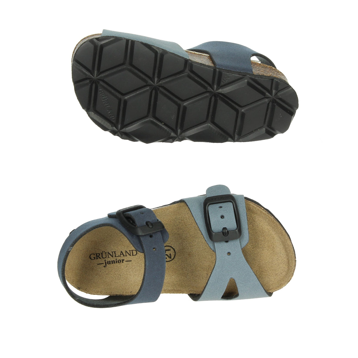 GRUNLAND Bambini e ragazzi Sandali bassi SB2113-40 Verdone
