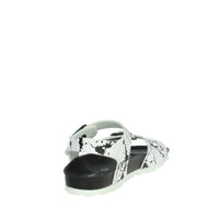 GRUNLAND Bambini e ragazzi Sandali bassi SB1410-40 Bianco/Nero