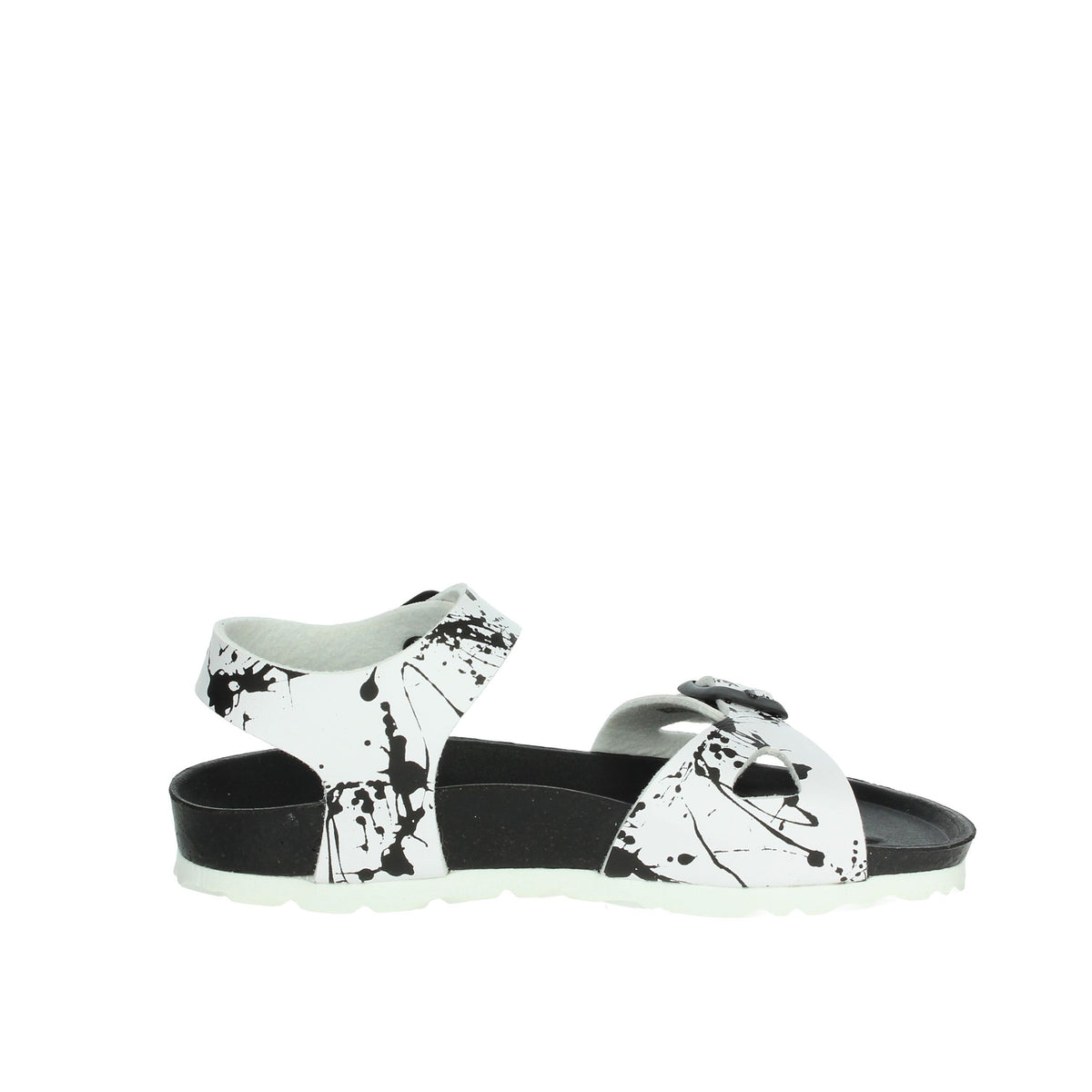 GRUNLAND Bambini e ragazzi Sandali bassi SB1410-40 Bianco/Nero