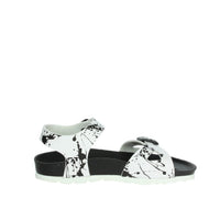 GRUNLAND Bambini e ragazzi Sandali bassi SB1410-40 Bianco/Nero