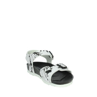 GRUNLAND Bambini e ragazzi Sandali bassi SB1410-40 Bianco/Nero