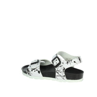 GRUNLAND Bambini e ragazzi Sandali bassi SB1410-40 Bianco/Nero