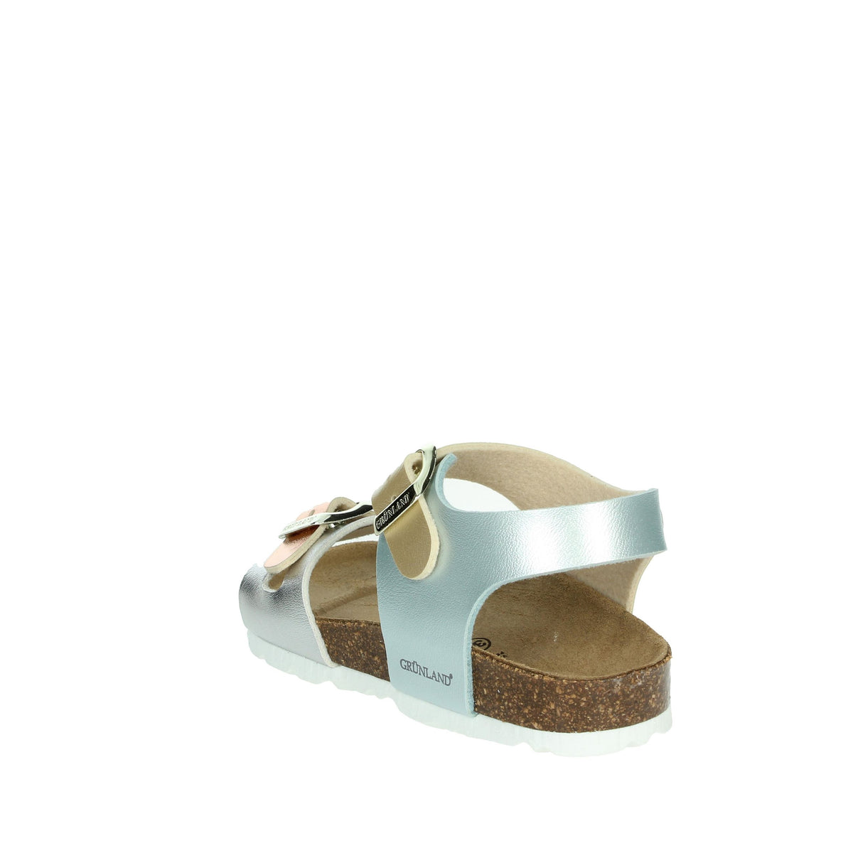 GRUNLAND Bambine e ragazze Sandali bassi SB0646-40 Argento
