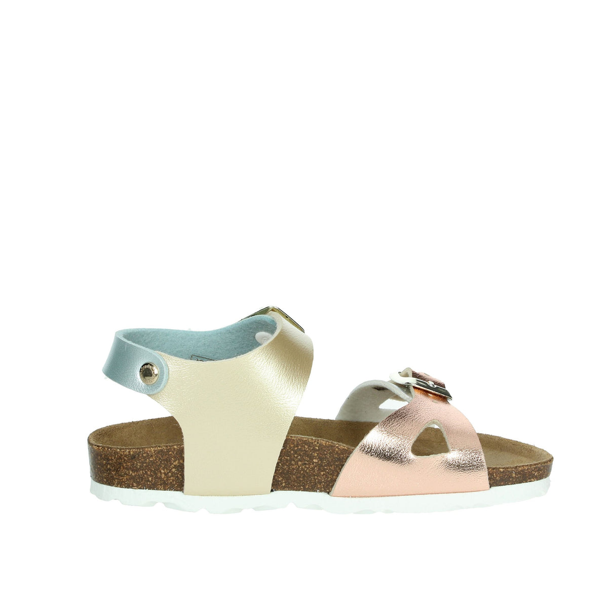 GRUNLAND Bambine e ragazze Sandali bassi SB0646-40 Argento