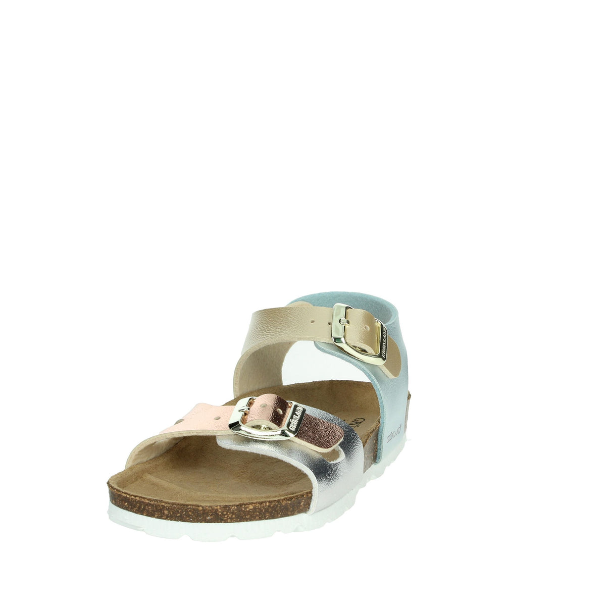 GRUNLAND Bambine e ragazze Sandali bassi SB0646-40 Argento