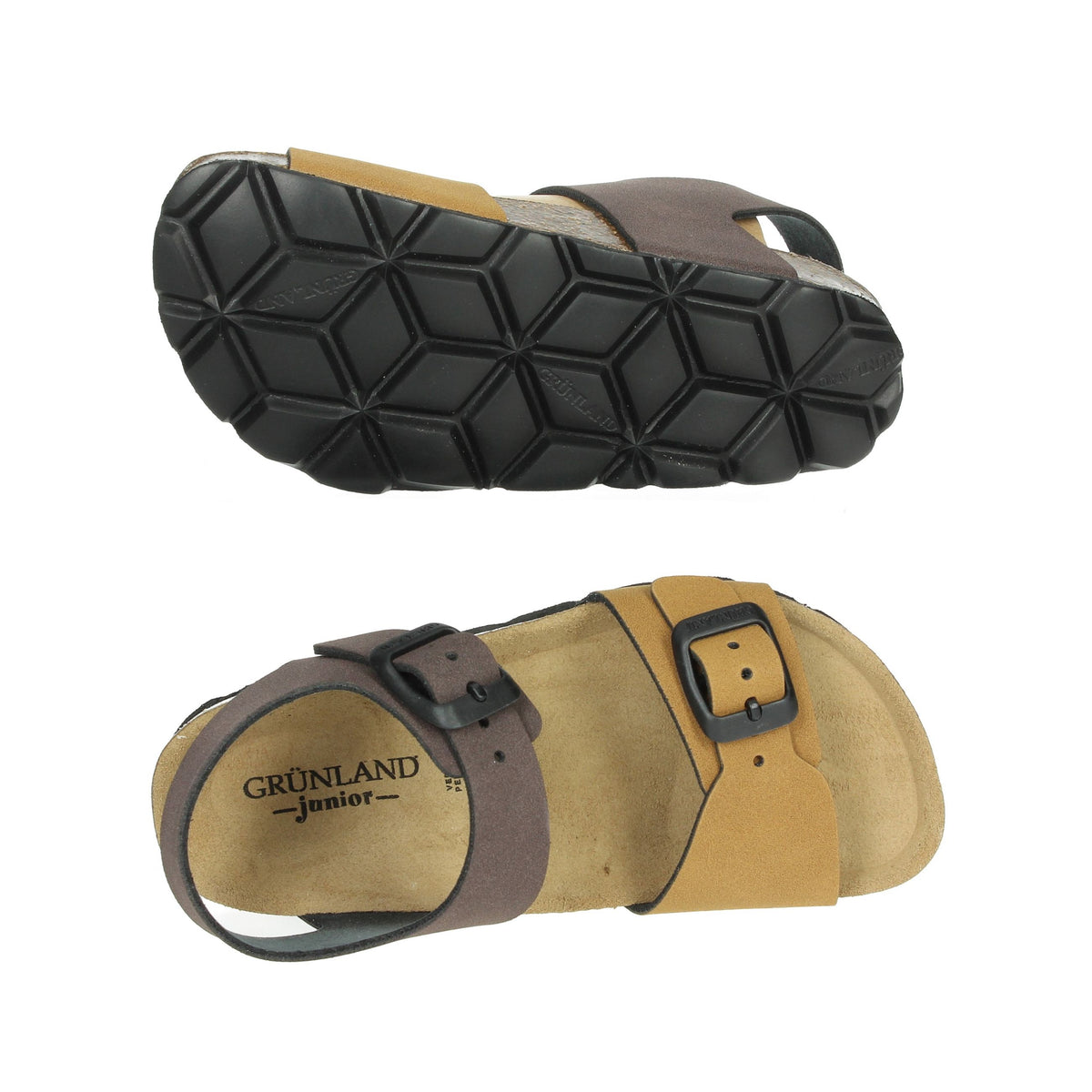 GRUNLAND Bambini e ragazzi Sandali bassi SB2111-40 Marrone