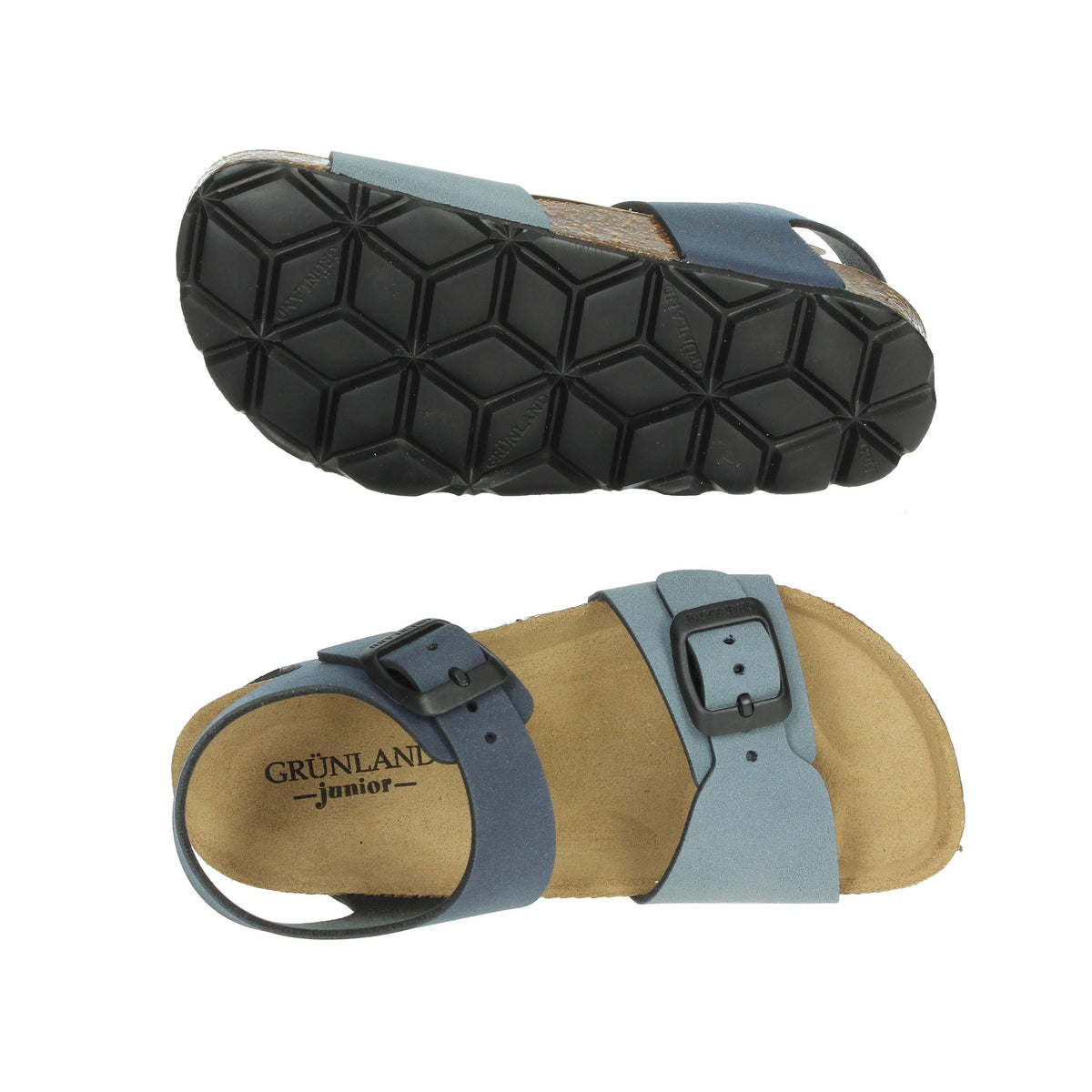 GRUNLAND Bambini e ragazzi Sandali bassi SB2111-40 Blu