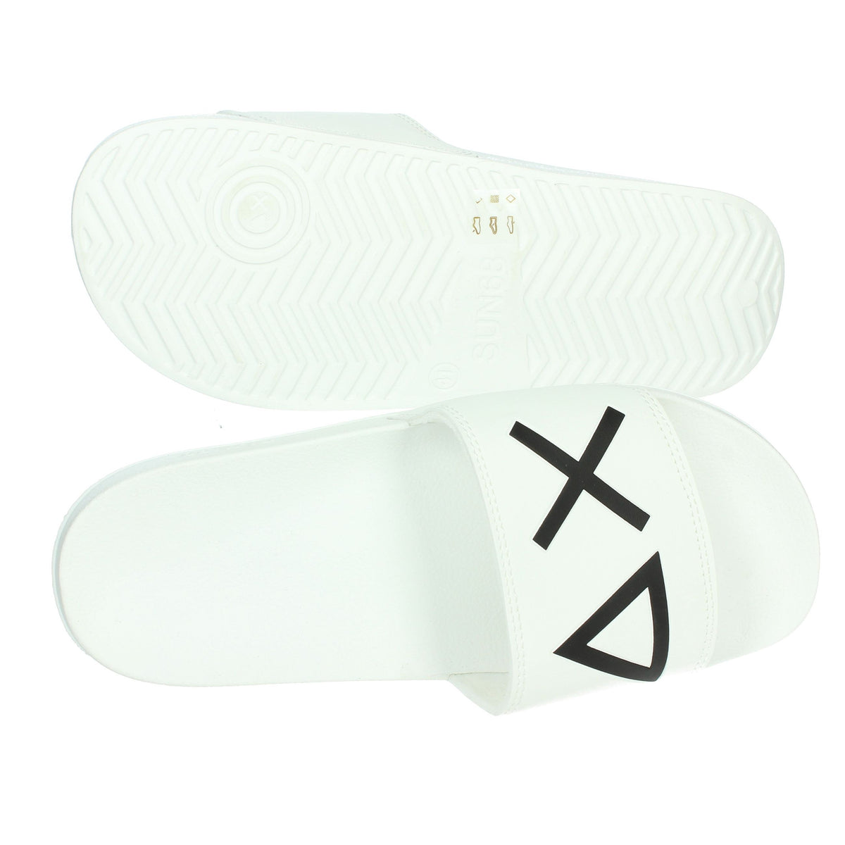 SUN68 Uomo Ciabatte basse X35102 Bianco