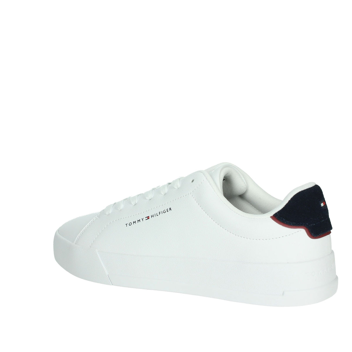 Tommy Hilfiger Uomo Sneakers bassa FM0FM05367 Bianco/Blu