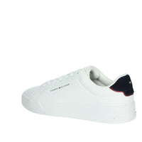 Tommy Hilfiger Uomo Sneakers bassa FM0FM05367 Bianco/Blu
