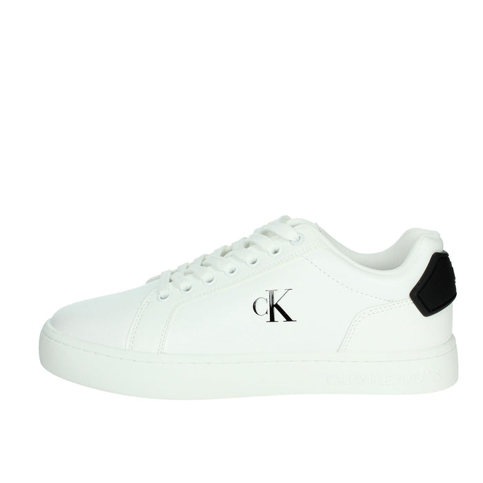 CALVIN KLEIN JEANS Uomo Sneakers bassa YM0YM01297 Bianco/Nero