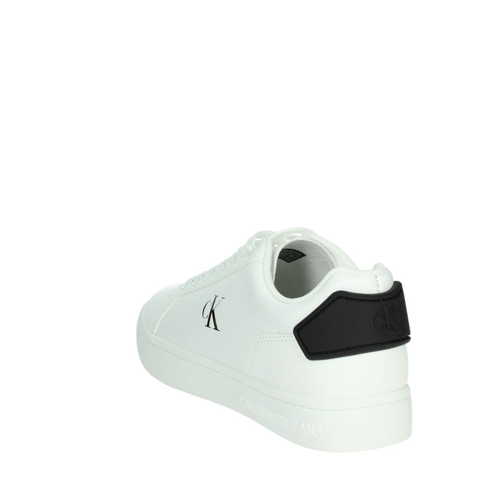 CALVIN KLEIN JEANS Uomo Sneakers bassa YM0YM01297 Bianco/Nero
