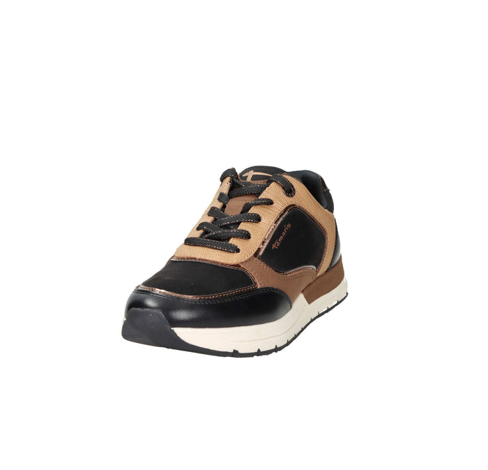Tamaris Donna Sneakers bassa 1-23768-45 Nero/Cuoio
