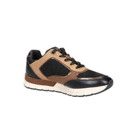 Tamaris Donna Sneakers bassa 1-23768-45 Nero/Cuoio