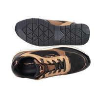 Tamaris Donna Sneakers bassa 1-23768-45 Nero/Cuoio