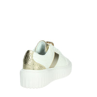 BRACCIALINI Donna Sneakers bassa BA126 Bianco/Oro