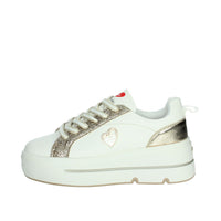 BRACCIALINI Donna Sneakers bassa BA139 Bianco/Oro