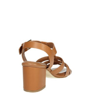 JANET & JANET Donna Sandali con tacco J-214 Cuoio
