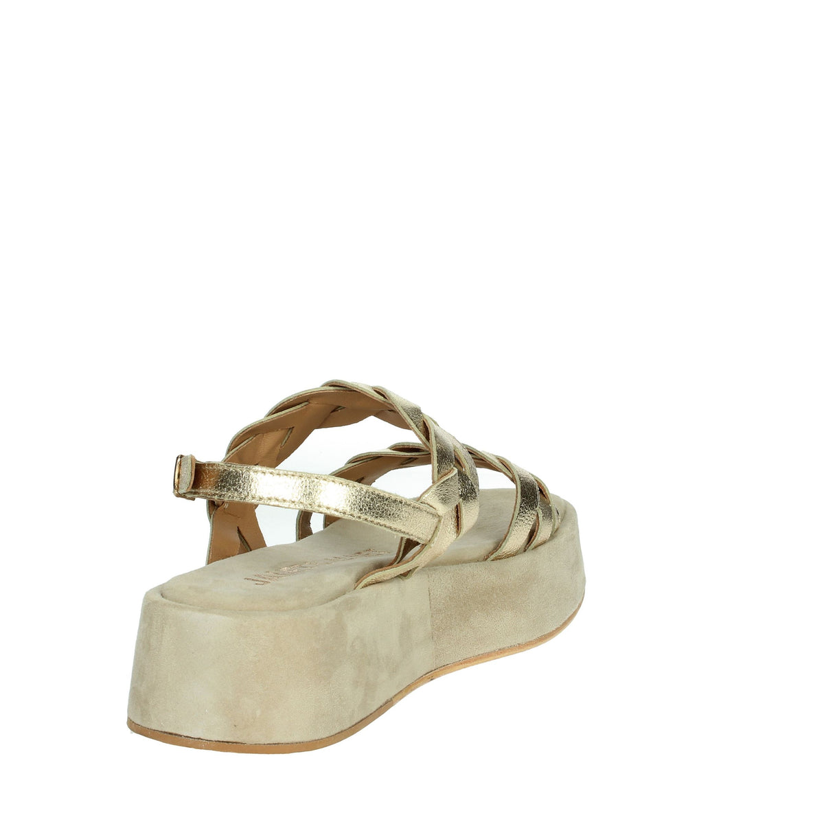 JANET & JANET Donna Sandali con zeppa J-120 Oro