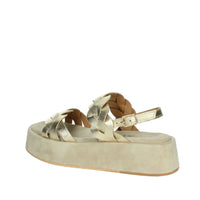 JANET & JANET Donna Sandali con zeppa J-120 Oro
