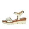 Sapore di Mare Donna Sandalo con zeppa 16552 Platino