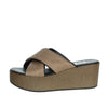 Sapore di Mare Donna Ciabatta con zeppa 16427 Marrone