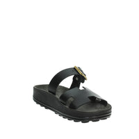 FANTASY SANDALS Donna Ciabatte basse S351 LUCIA Nero